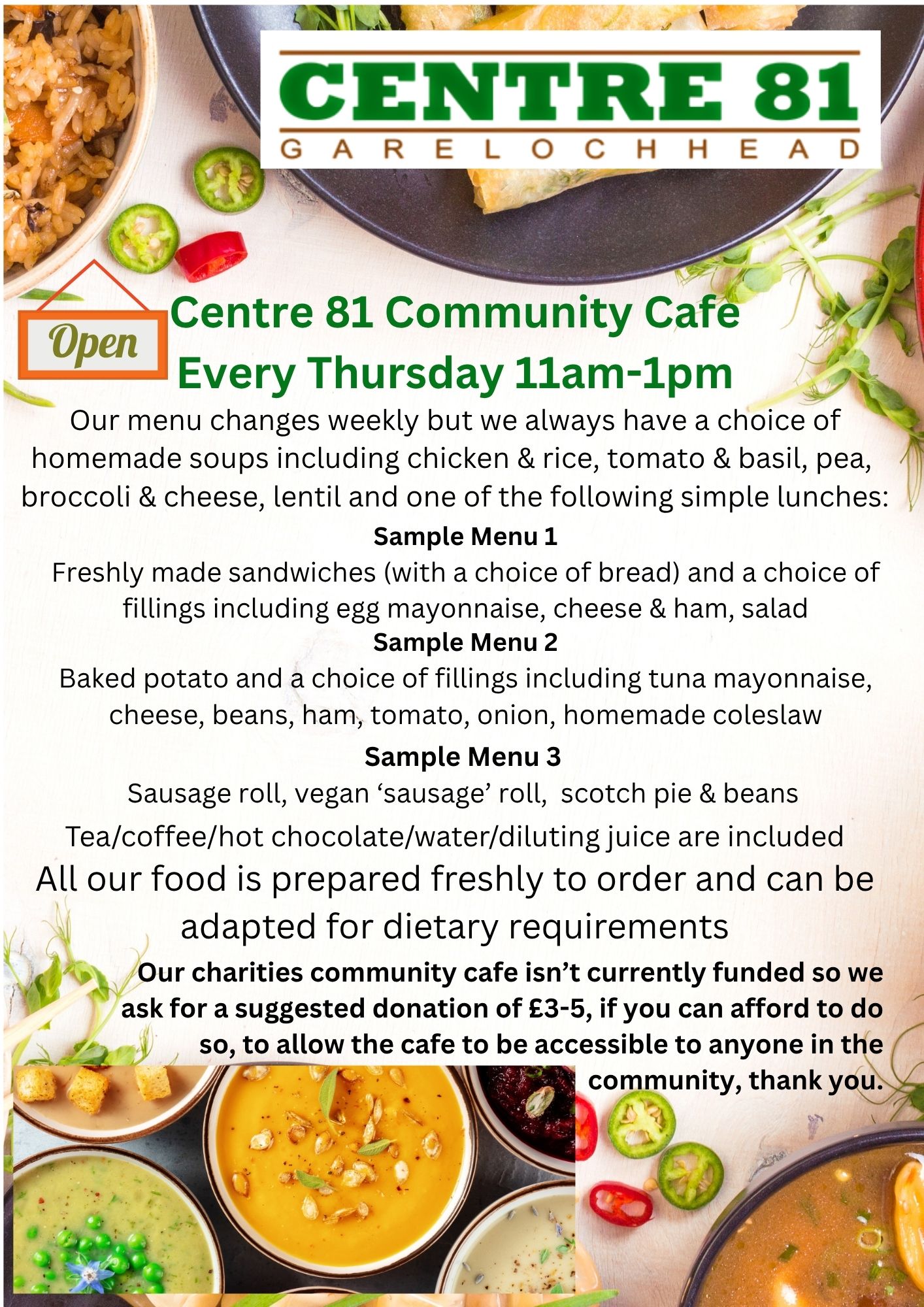 community cafe aug 2025